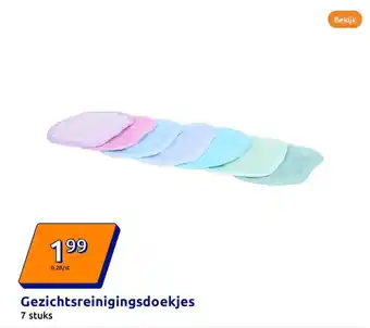 Action Gezichtsreinigingsdoekjes aanbieding