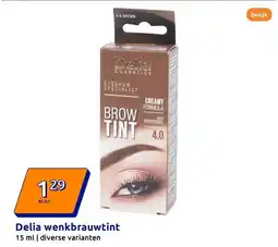 Action Delia wenkbrauwtint aanbieding