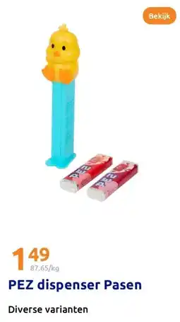 Action PEZ dispenser Pasen aanbieding