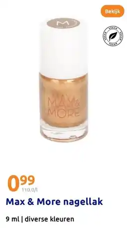 Action Max & More nagellak aanbieding