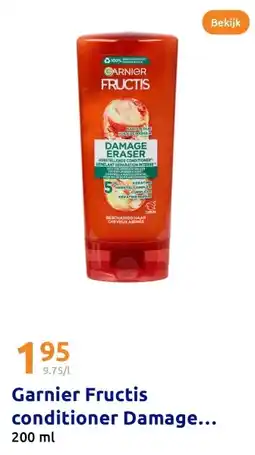 Action Garnier Fructis conditioner Damage aanbieding