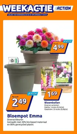 Action Bloempot Emma aanbieding