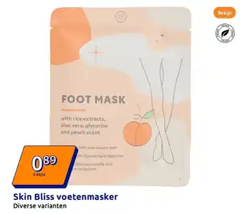 Action Skin Bliss voetenmasker aanbieding