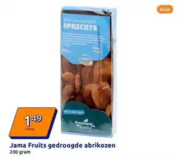 Action Jama Fruits gedroogde abrikozen aanbieding