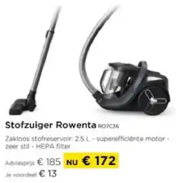 Molecule Stofzuiger Rowenta RO7C36 aanbieding