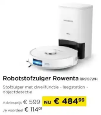 Molecule Robotstofzuiger Rowenta RR9197WH aanbieding