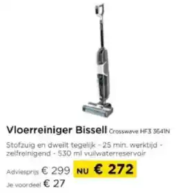 Molecule Vloerreiniger Bissell Crosswave HF3 3641N aanbieding