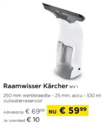 Molecule Raamwisser Kärcher WW1 aanbieding