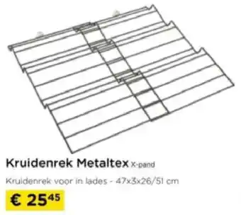 Molecule Kruidenrek Metaltex X Pand aanbieding