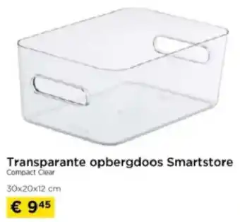 Molecule Transparante opbergdoos Smartstore aanbieding