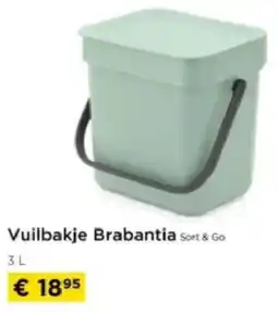 Molecule Vuilbakje Brabantia Sort & Go aanbieding