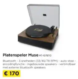 Molecule Platenspeler Muse MT-107BTO aanbieding