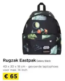 Molecule Rugzak Eastpak Galaxy black aanbieding