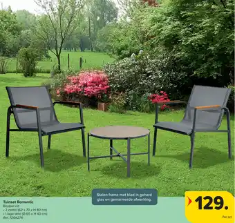 Carrefour Tuinset Romantic aanbieding