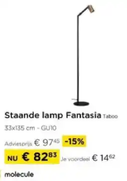 Molecule Staande lamp Fantasia Taboo aanbieding