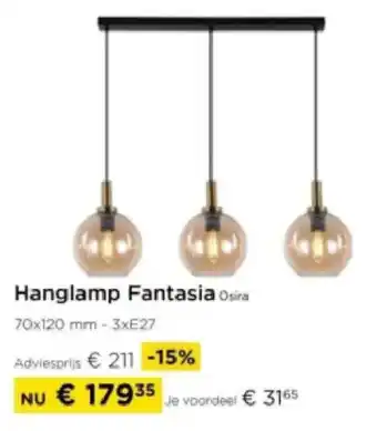 Molecule Hanglamp Fantasia Osira aanbieding