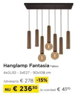 Molecule Hanglamp Fantasia Taboo aanbieding