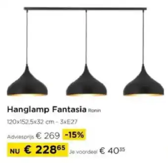 Molecule Hanglamp Fantasia Ronin aanbieding