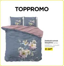 Molecule Dekbedovertrek Sleeptime Gigi blauw aanbieding