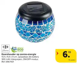 Carrefour Home Kaarshouder op zonne energie aanbieding