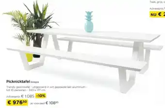 Molecule Picknicktafel Bologna aanbieding