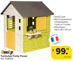 Carrefour Smoby Tuinhuisje Pretty Flower aanbieding