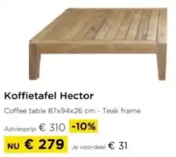 Molecule Koffietafel Hector aanbieding