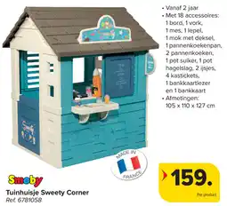 Carrefour Smoby Tuinhuisje Sweety Corner aanbieding