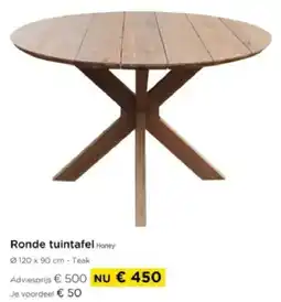 Molecule Ronde tuintafel Honey aanbieding