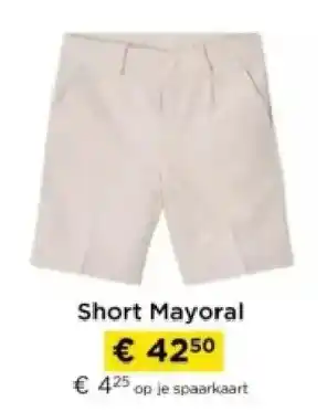 Molecule Short Mayoral aanbieding