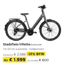 Molecule Stadsfiets Villette Extrême MM aanbieding