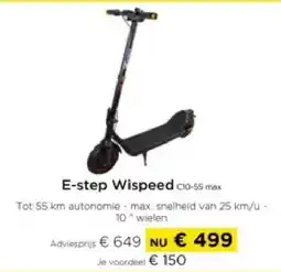 Molecule E-step Wispeed C10-55 max aanbieding