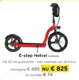 Molecule E-step Helvei Eventone aanbieding