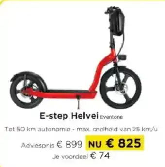 Molecule E-step Helvei Eventone aanbieding