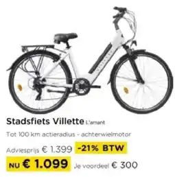 Molecule Stadsfiets Villette L'amant aanbieding