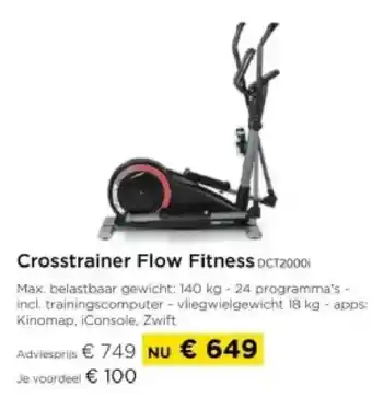 Molecule Crosstrainer Flow Fitness aanbieding