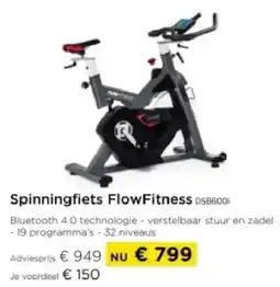 Molecule Spinningfiets FlowFitness aanbieding