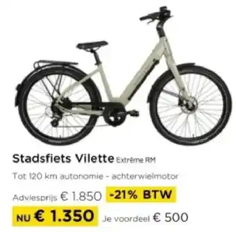 Molecule Stadsfiets Vilette Extréme RM aanbieding