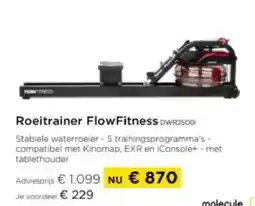 Molecule Roeitrainer FlowFitness aanbieding