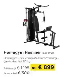 Molecule Homegym Hammer aanbieding