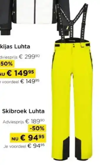 Molecule Skibroek Luhta aanbieding