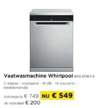 Molecule Vaatwasmachine Whirlpool aanbieding