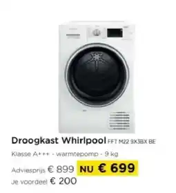 Molecule Droogkast Whirlpool aanbieding