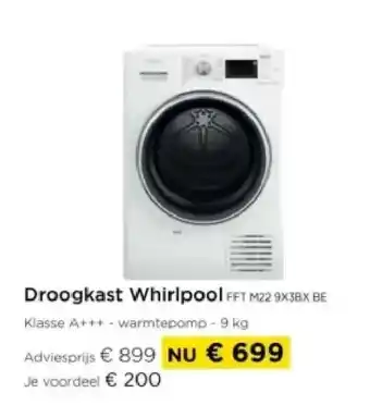 Molecule Droogkast Whirlpool aanbieding