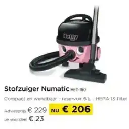 Molecule Stofzuiger Numatic aanbieding