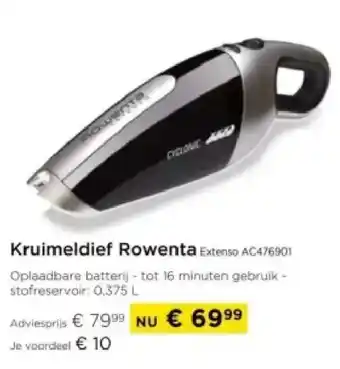 Molecule Kruimeldief Rowenta aanbieding