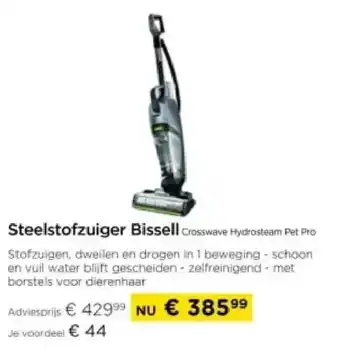 Molecule Steelstofzuiger Bissell aanbieding