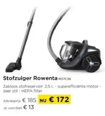 Molecule Stofzuiger Rowenta aanbieding