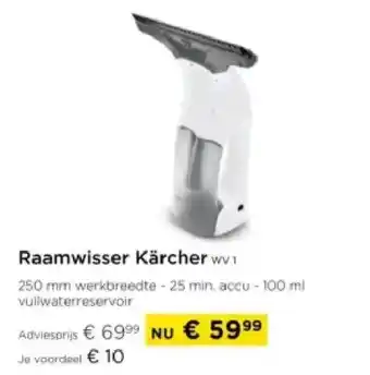 Molecule Raamwisser Kärcher aanbieding