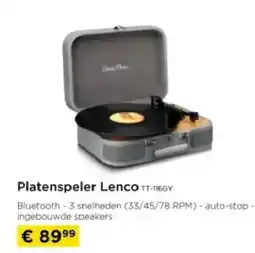 Molecule Platenspeler Lenco aanbieding